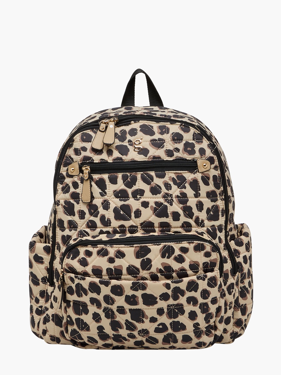 Printed Diaper Backpack with Adjustable Straps