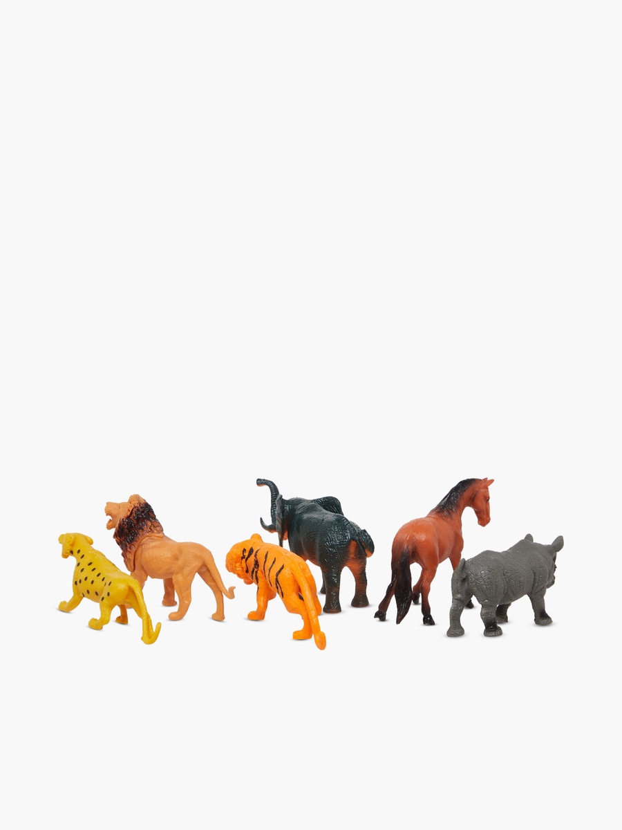 6-Piece Wild Animal Figurine Set