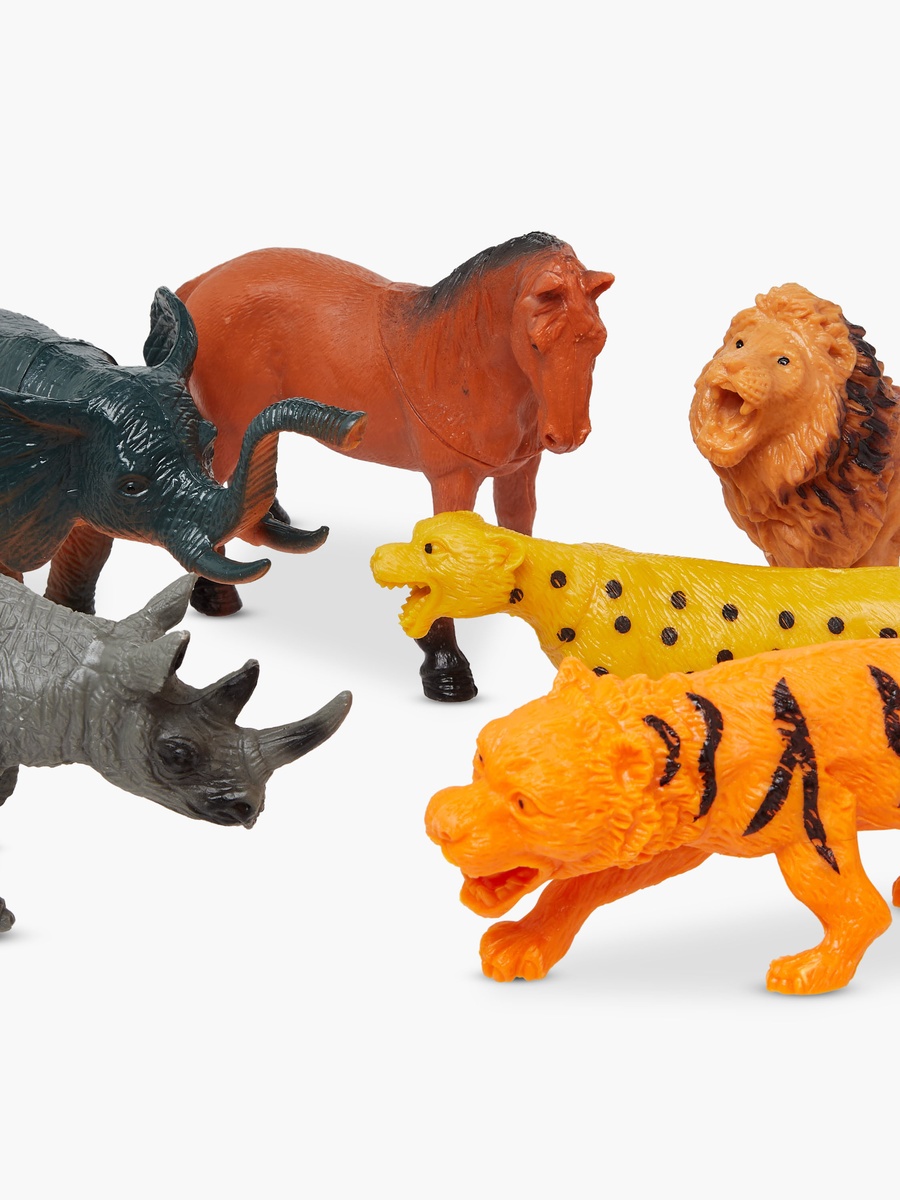 6-Piece Wild Animal Figurine Set