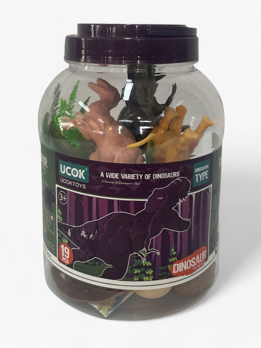 UCOK 19-Piece Dinosaur Figurine Set