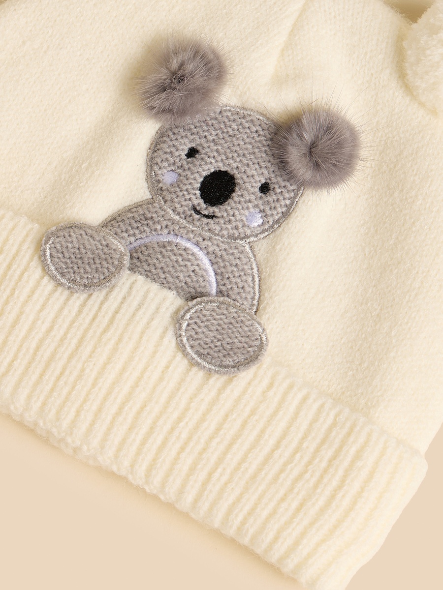Koala Applique Beanie and Gloves Set
