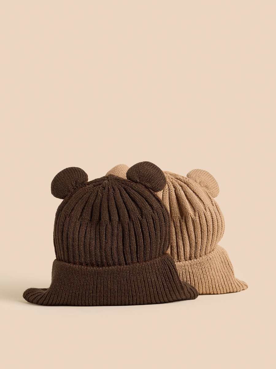 Pack of 2 - Ear Applique Beanie
