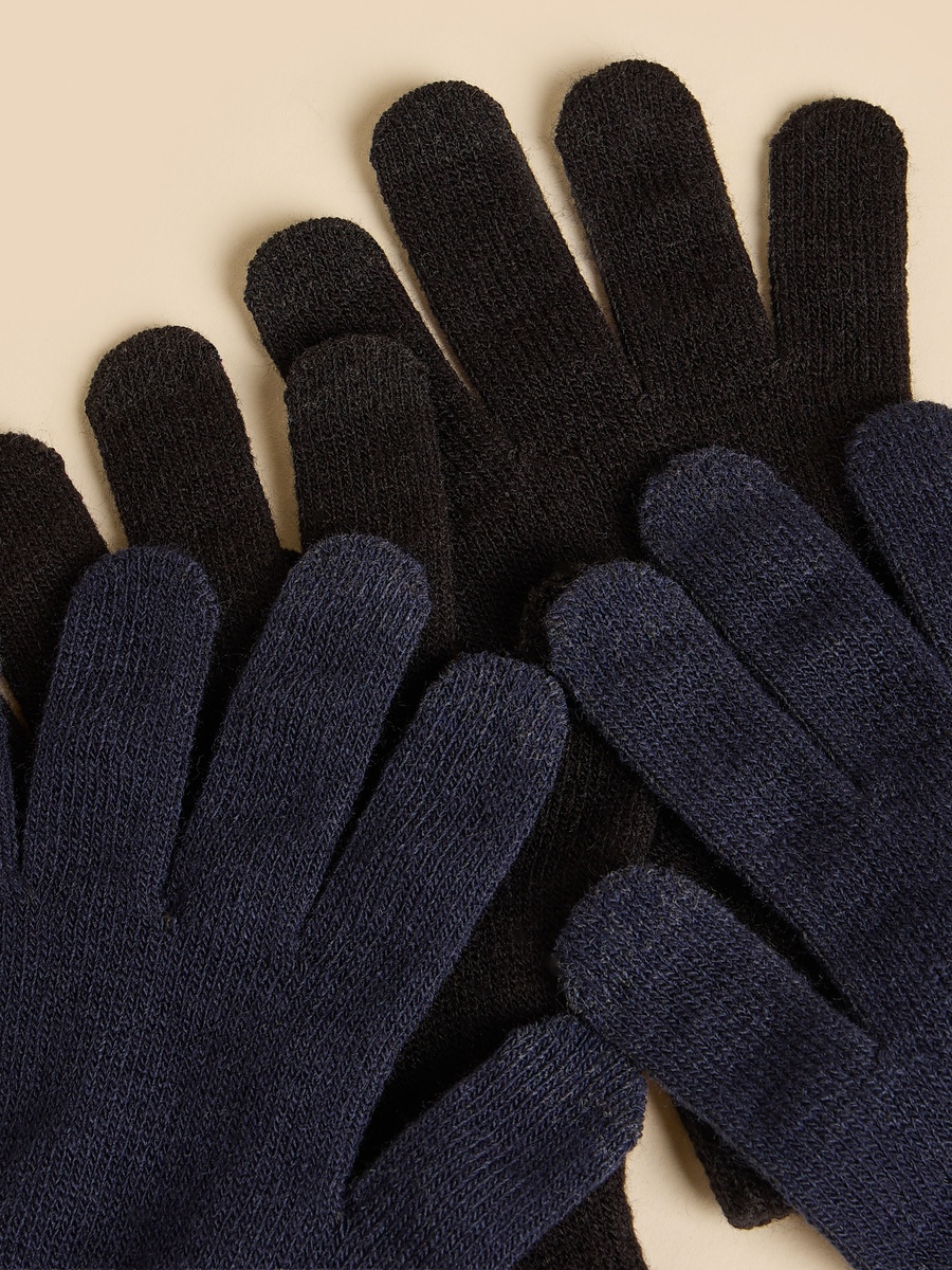 Pack of 2 - Plain Gloves