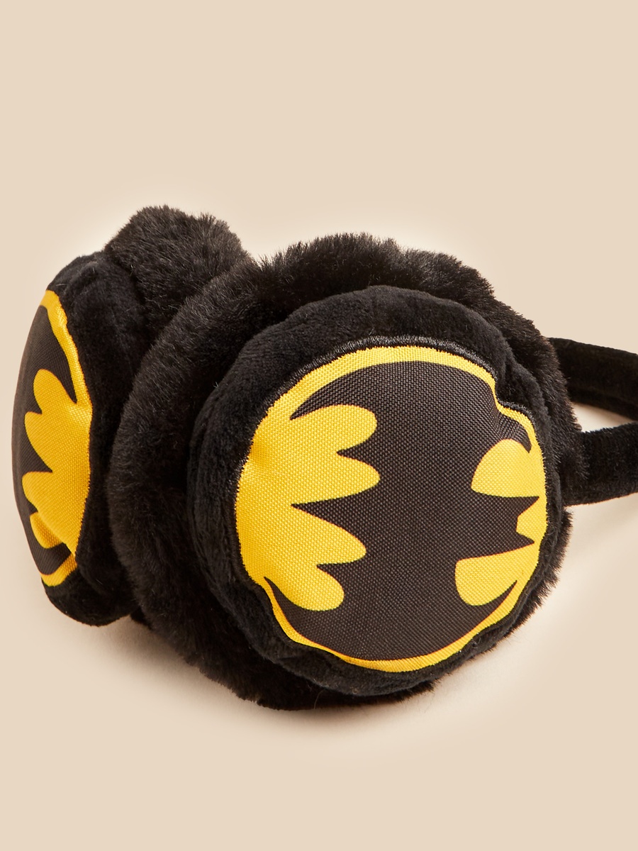 Batman Print Earmuffs
