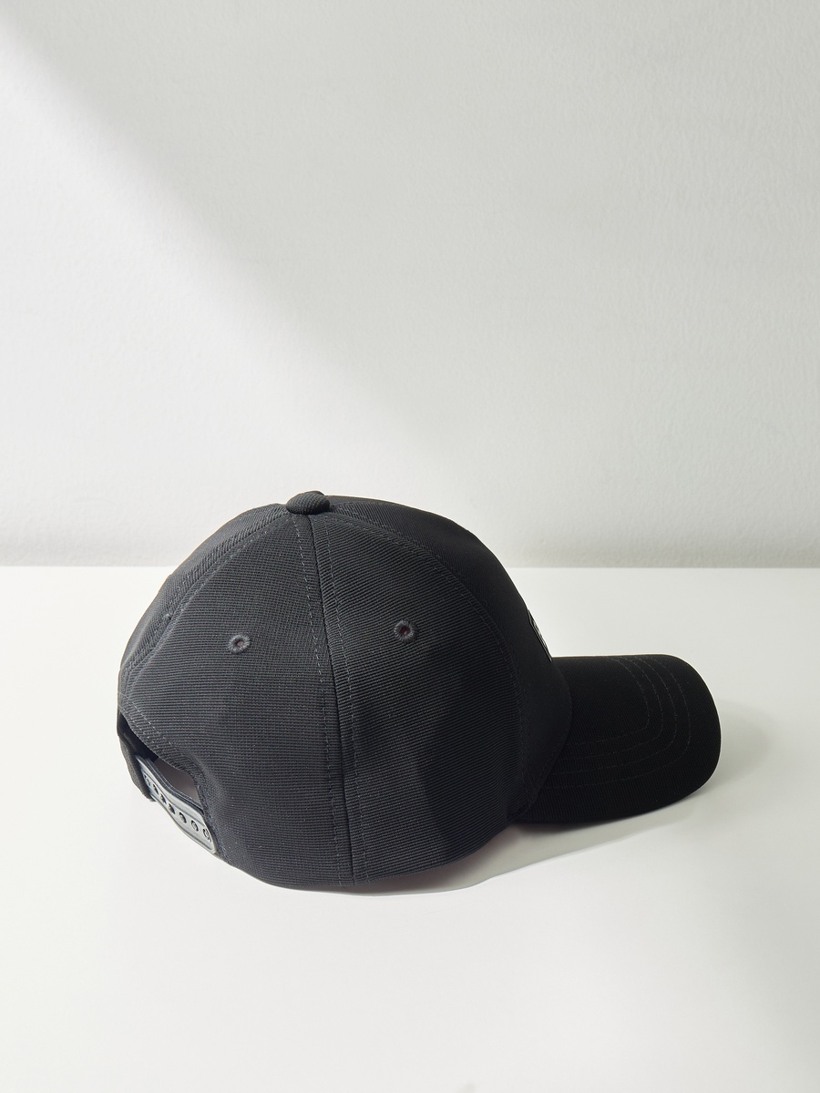 Typography Print Baseball Cap with Snap Back Closure