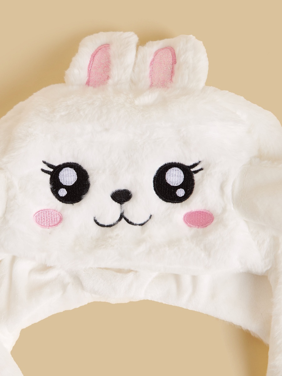Bunny Plush Cap with Moving Ears