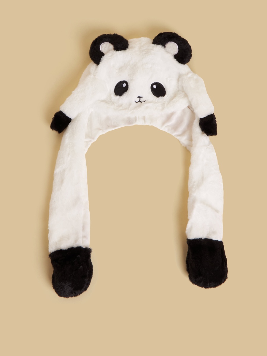 Panda Plush Cap with Moving Ears