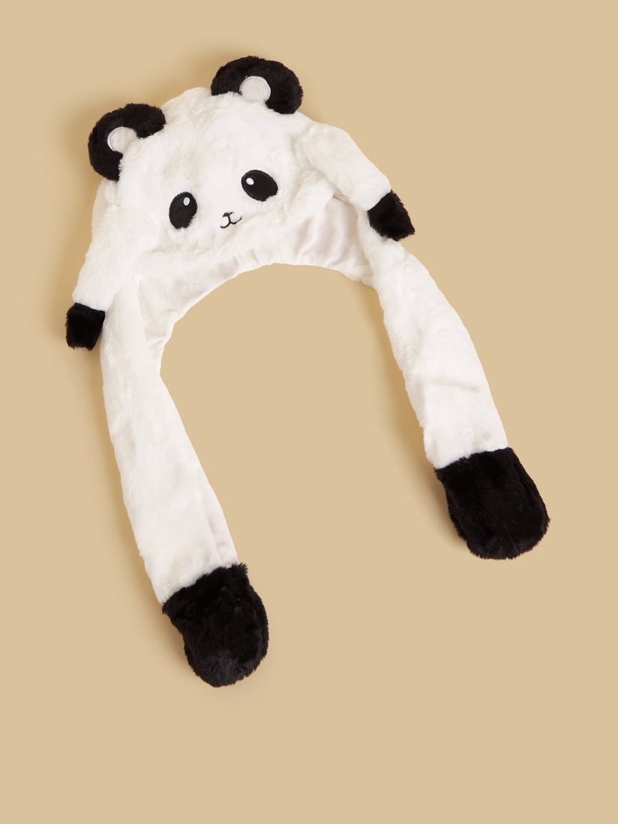Panda Plush Cap with Moving Ears