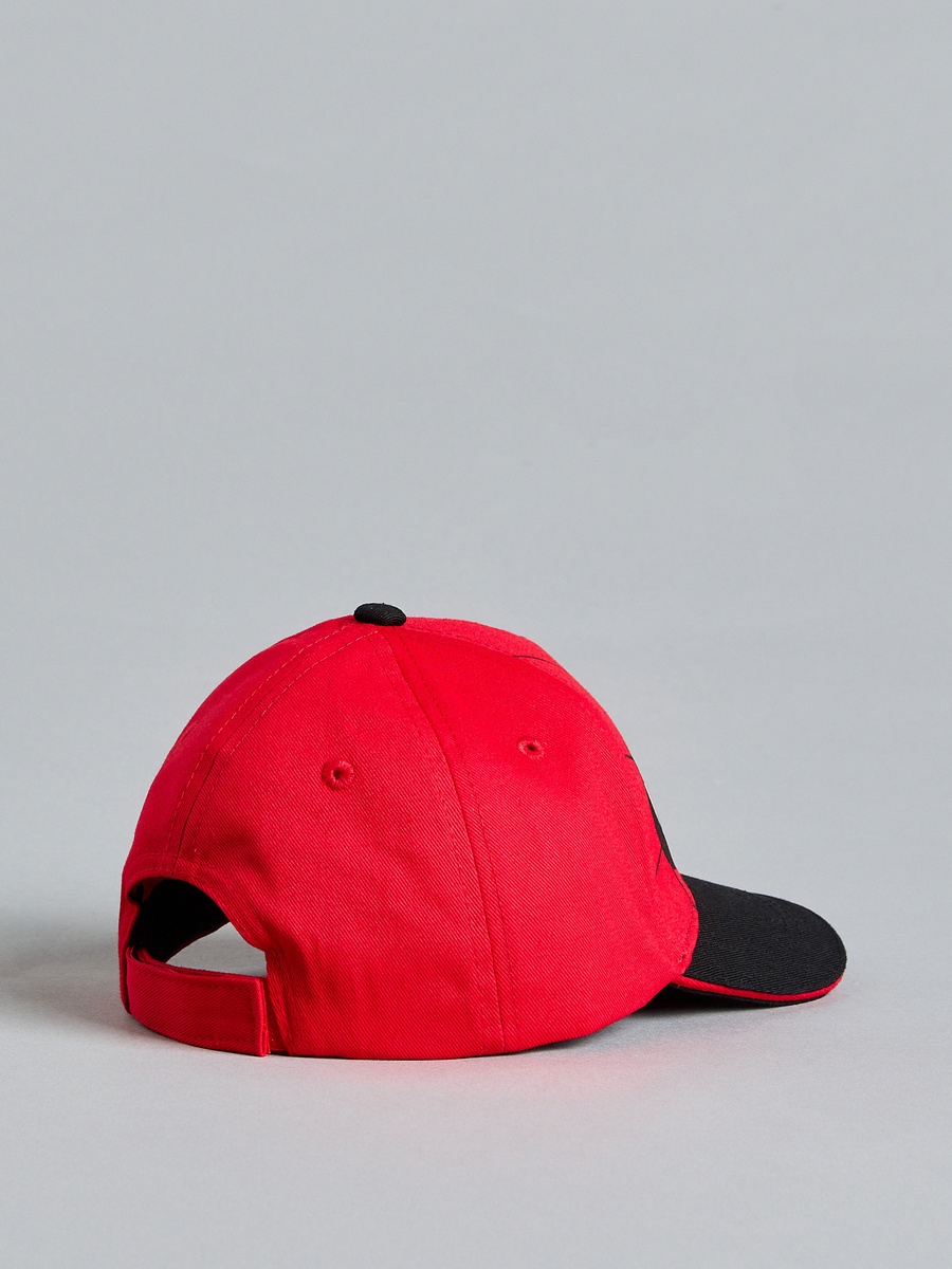 Spider-Man Print Cap with Hook and Loop Closure