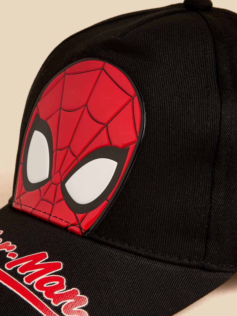 Spider-Man Accent Cap with Hook and Loop Strap Closure