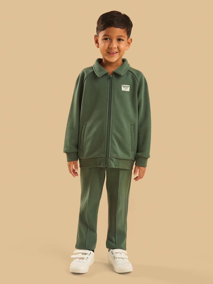 Textured Pique Cotton Coach Jacket