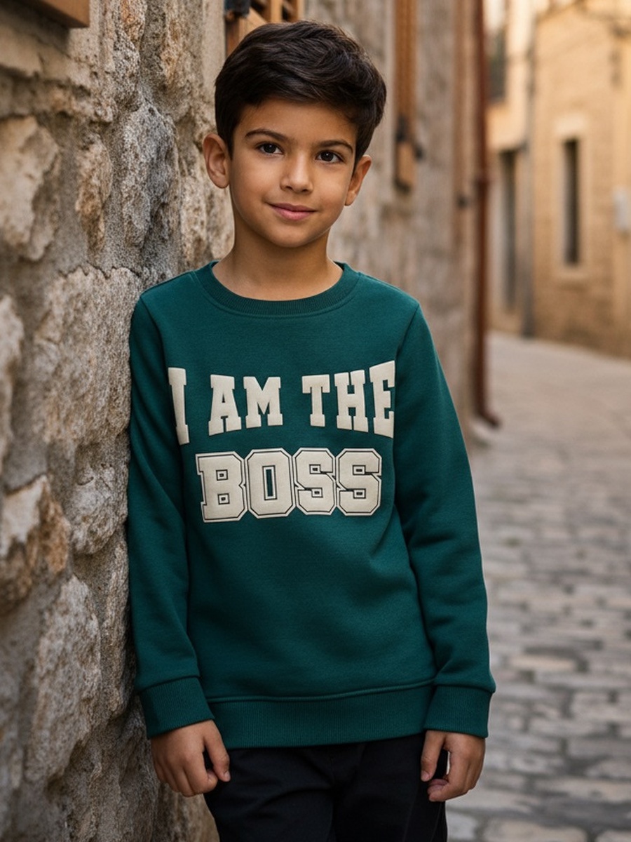 Typographic Print Sweatshirt