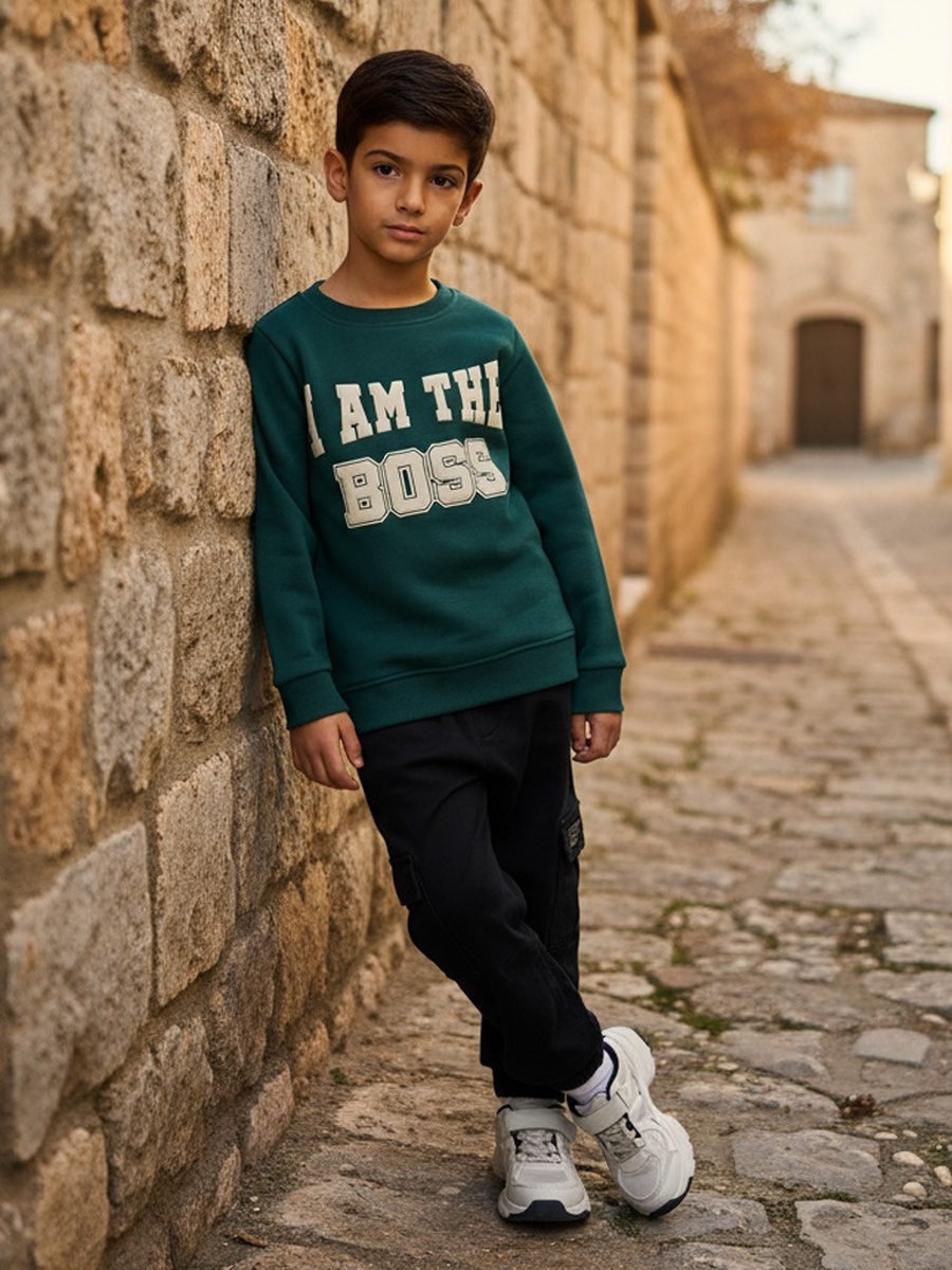 Typographic Print Sweatshirt