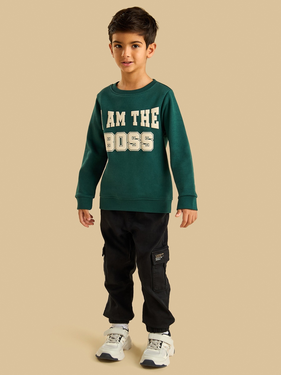 Typographic Print Sweatshirt