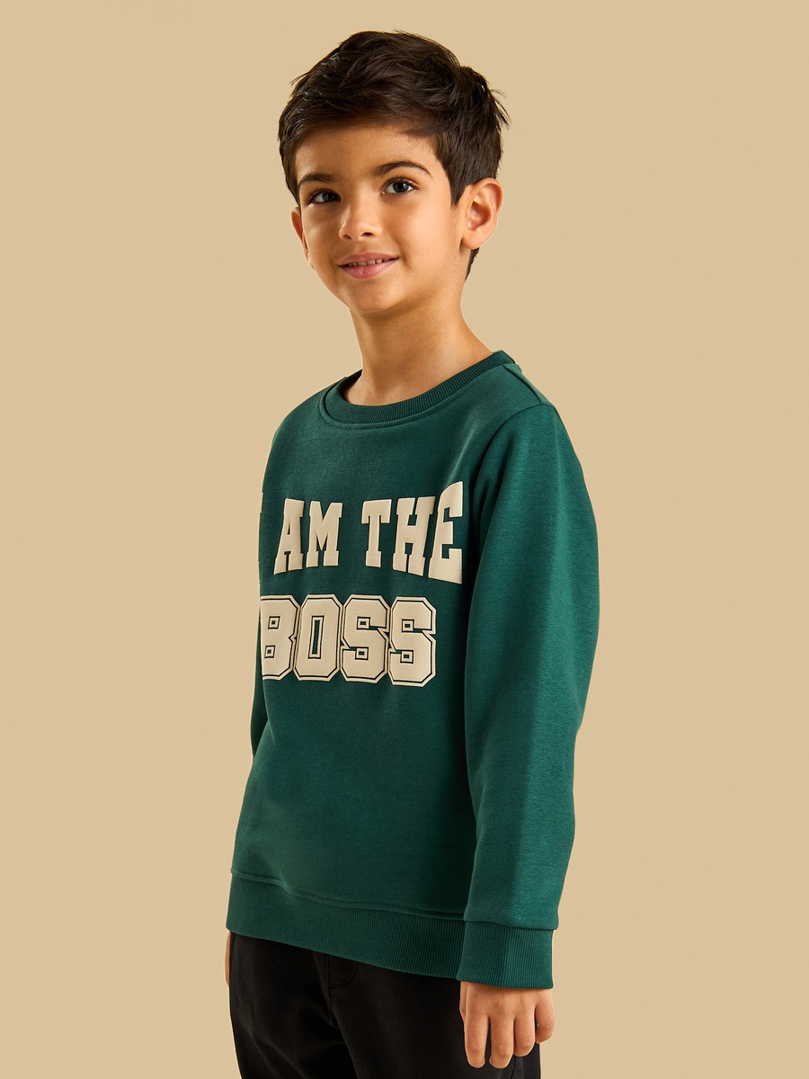 Typographic Print Sweatshirt