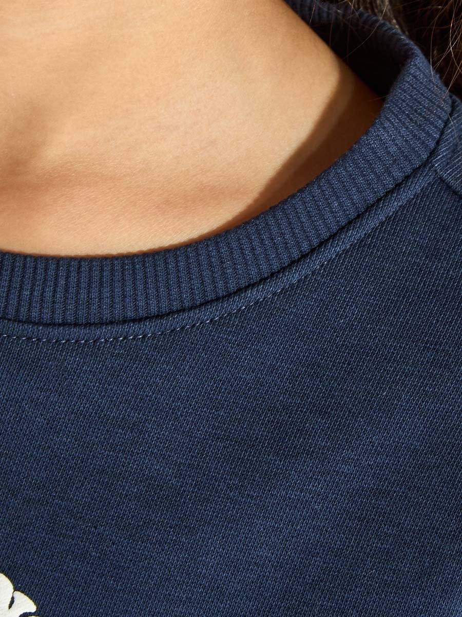 Stitch and Angel Print Sweatshirt