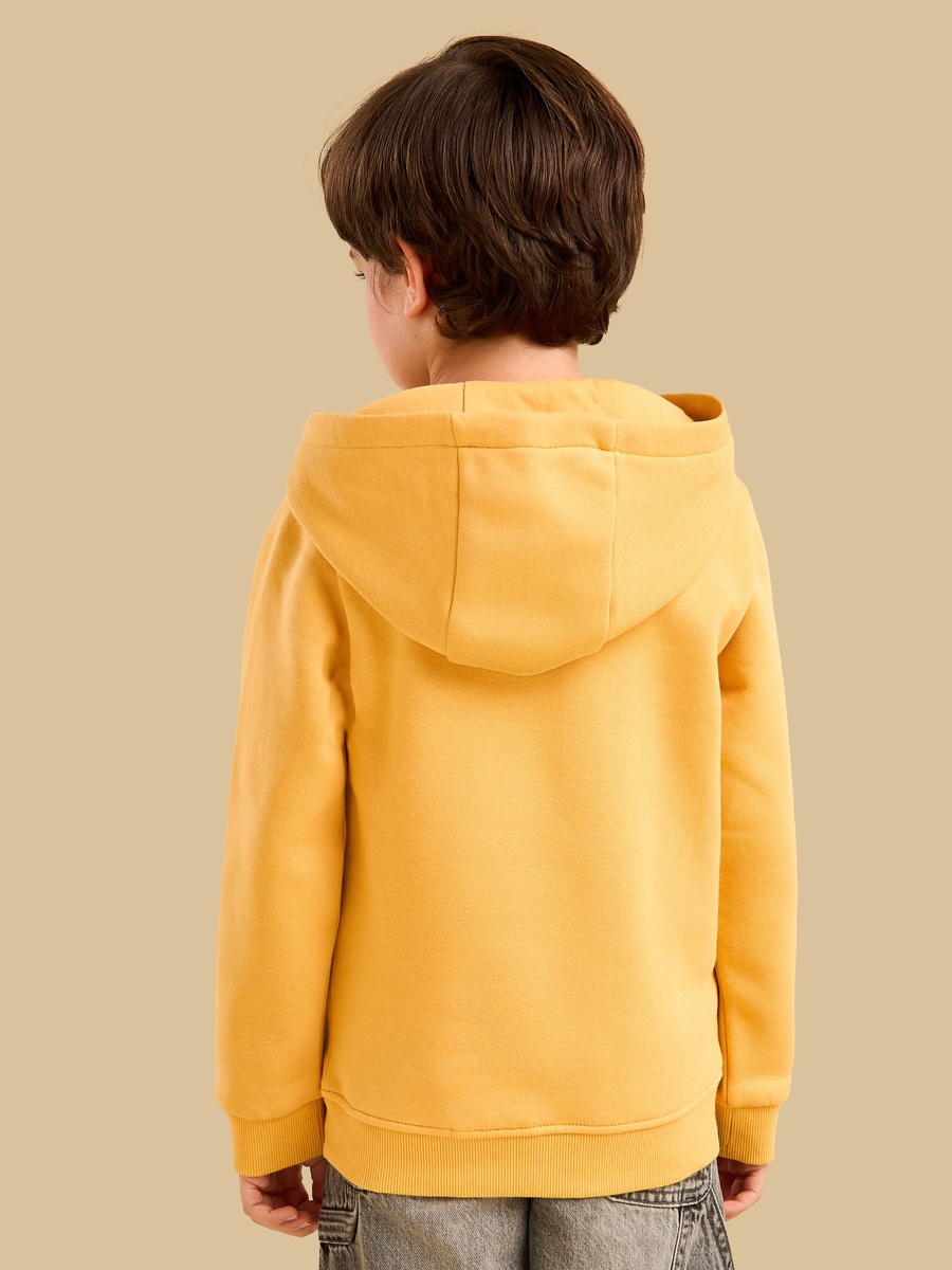 London Cityscape Print Hooded Sweatshirt
