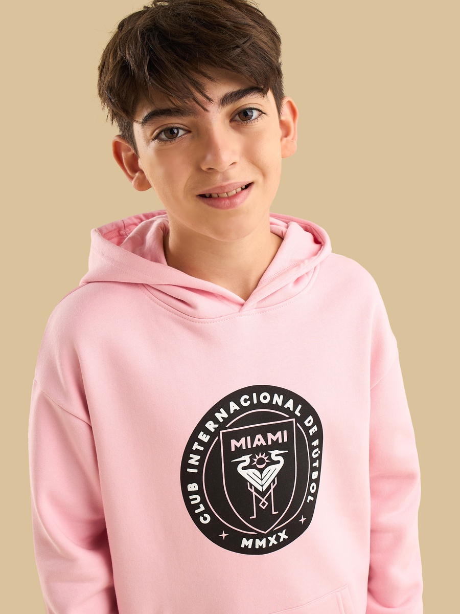 Miami Print Hooded Sweatshirt