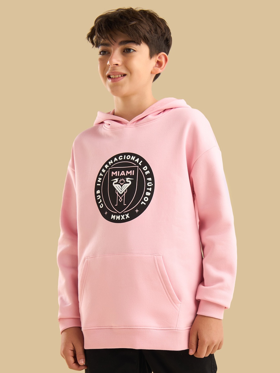 Miami Print Hooded Sweatshirt