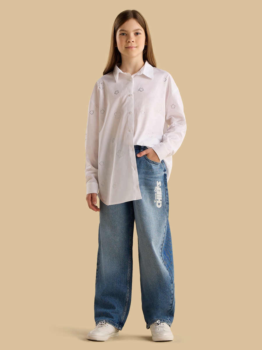 Barrel Fit Kansas City Chiefs Print Jeans