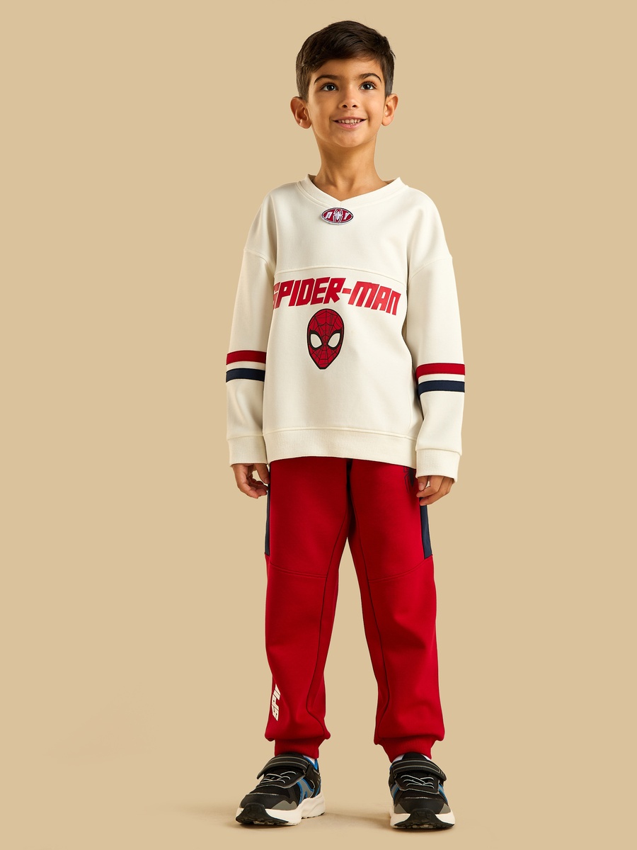 Spider-Man Print Sweatshirt and Joggers Set