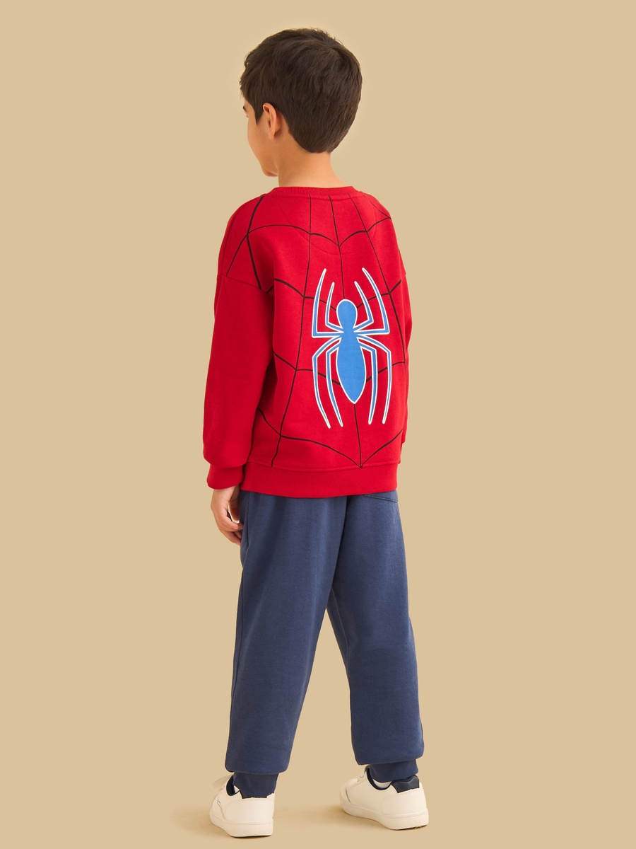 Spider-Man Print Sweatshirt and Joggers Set