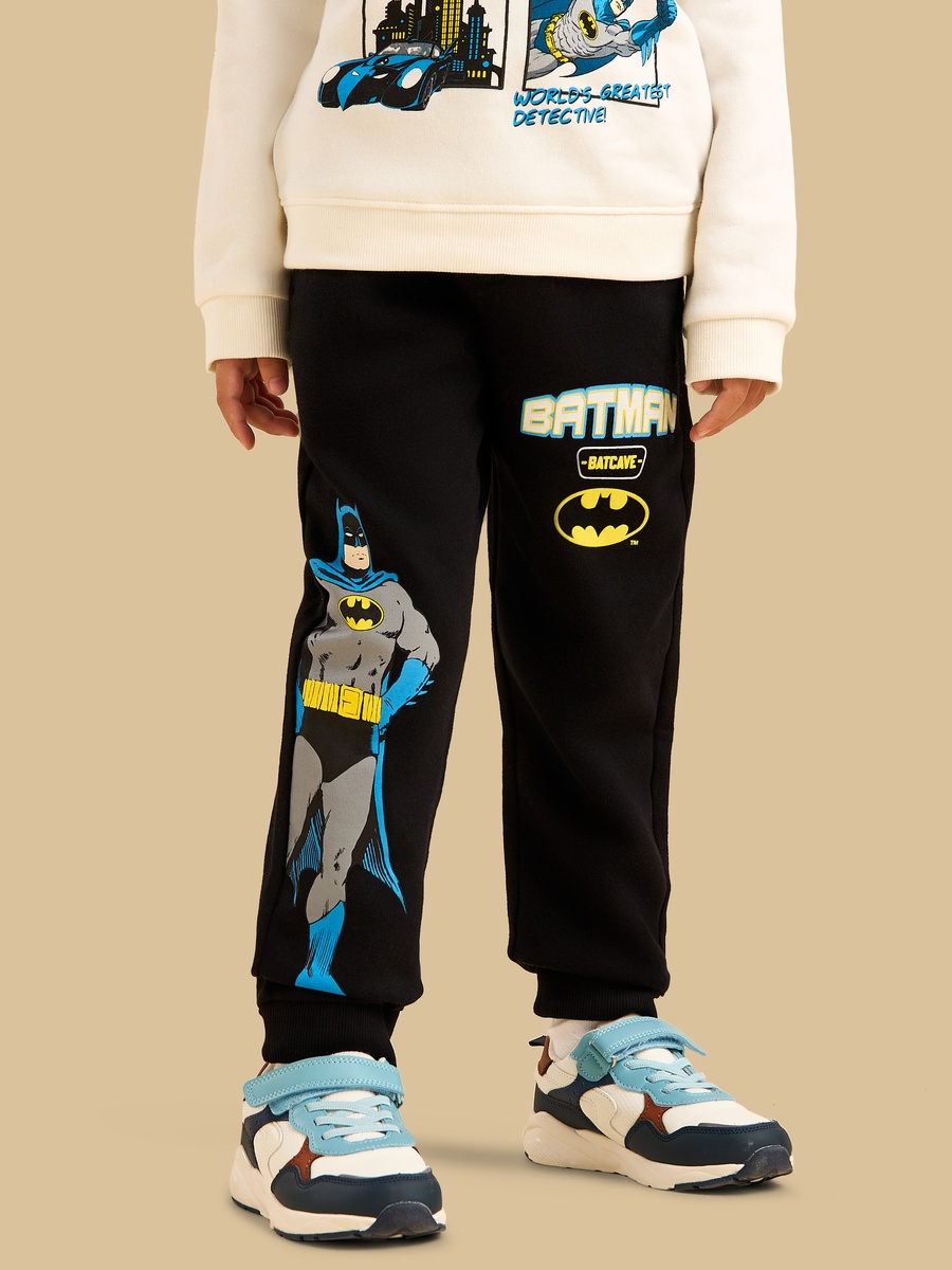 Batman Print Sweatshirt and Joggers Set