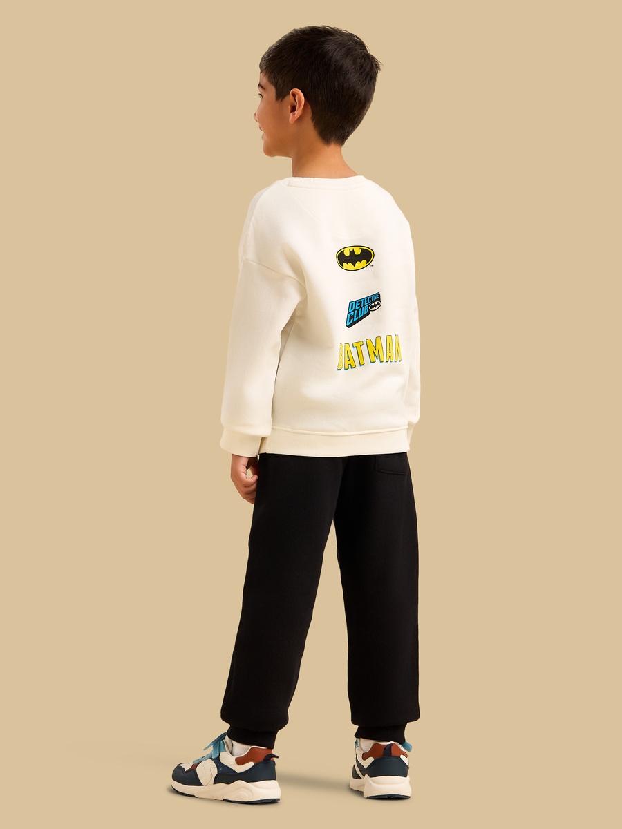Batman Print Sweatshirt and Joggers Set