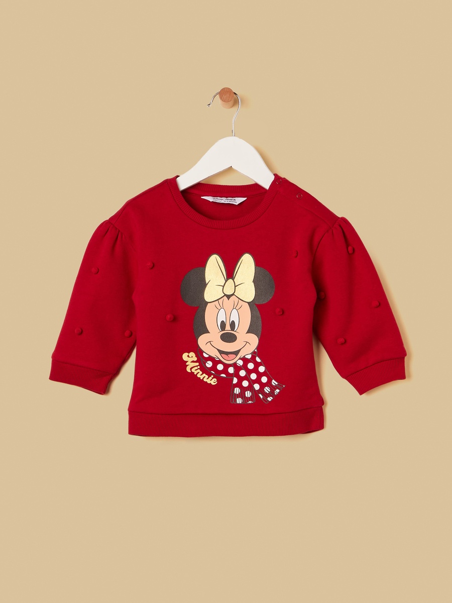 Minnie Mouse Print Sweatshirt and Joggers Set