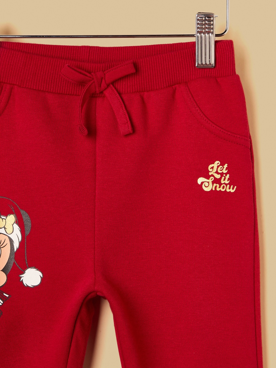 Minnie Mouse Print Sweatshirt and Joggers Set
