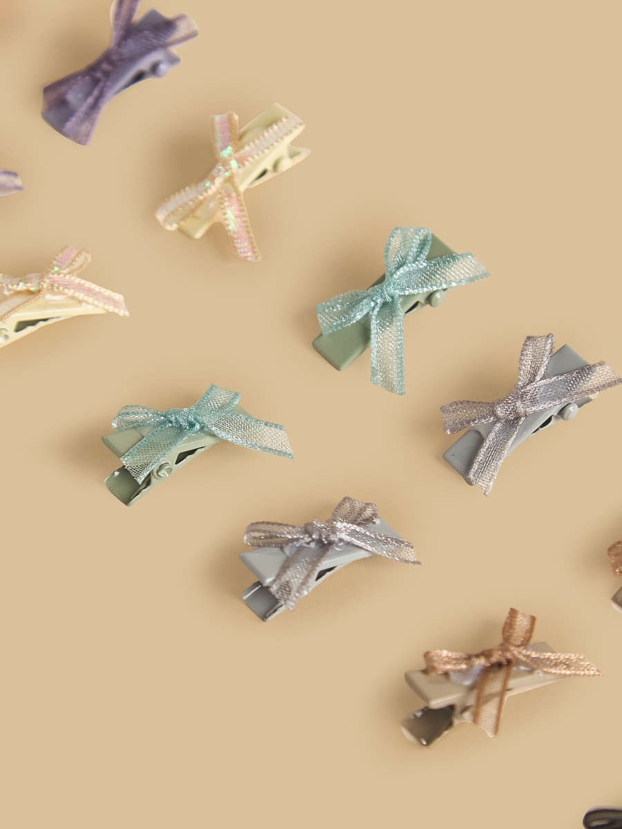Pack of 16 - Bow Detail Hair Clip