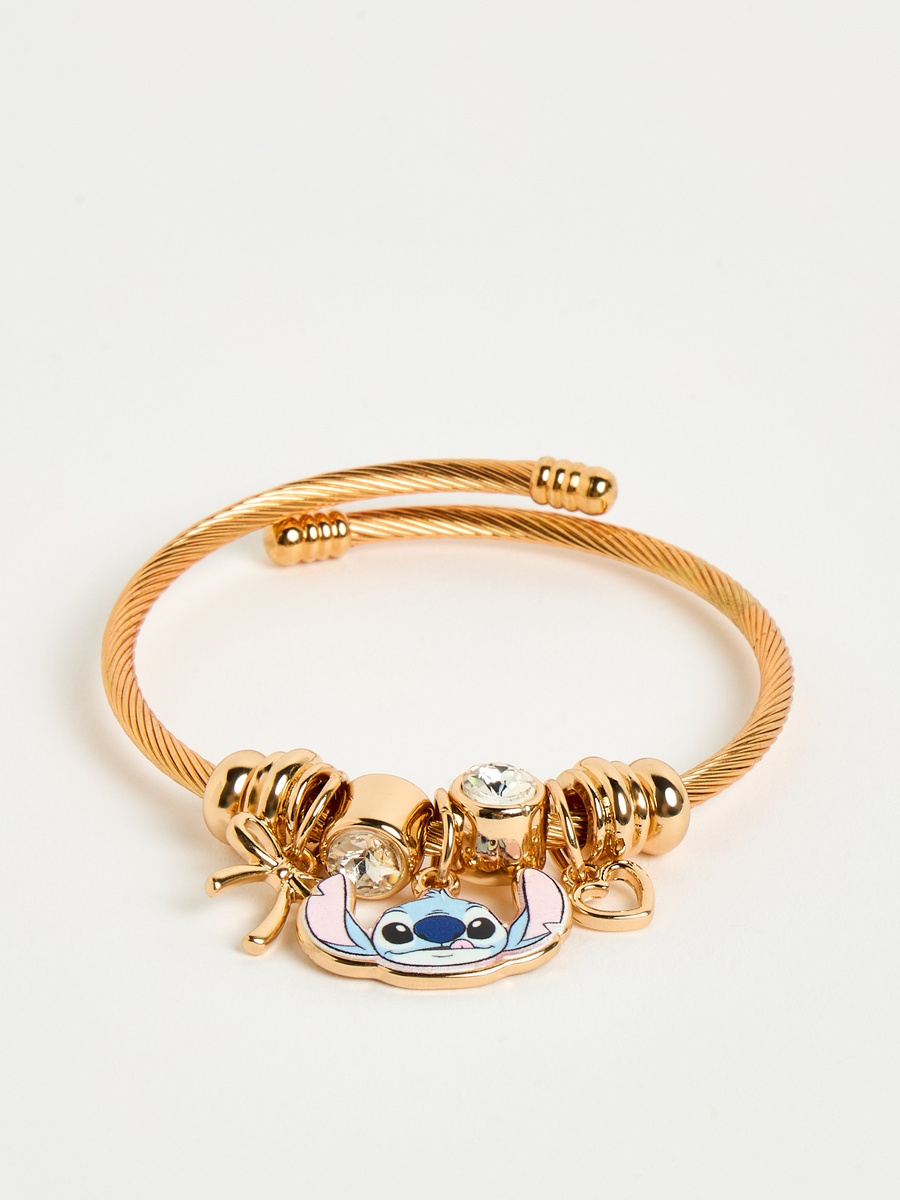 Stitch Charm Cuff Bracelet