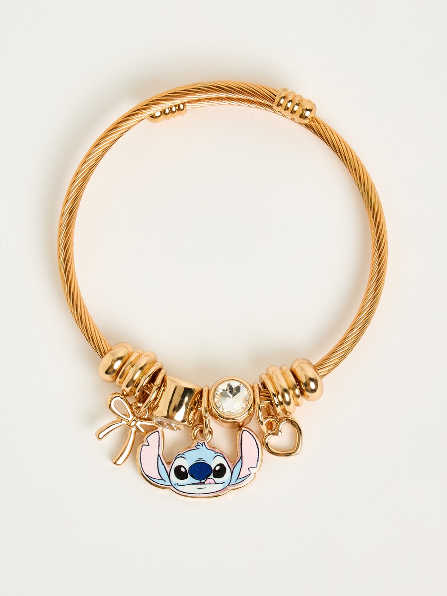 Stitch Charm Cuff Bracelet