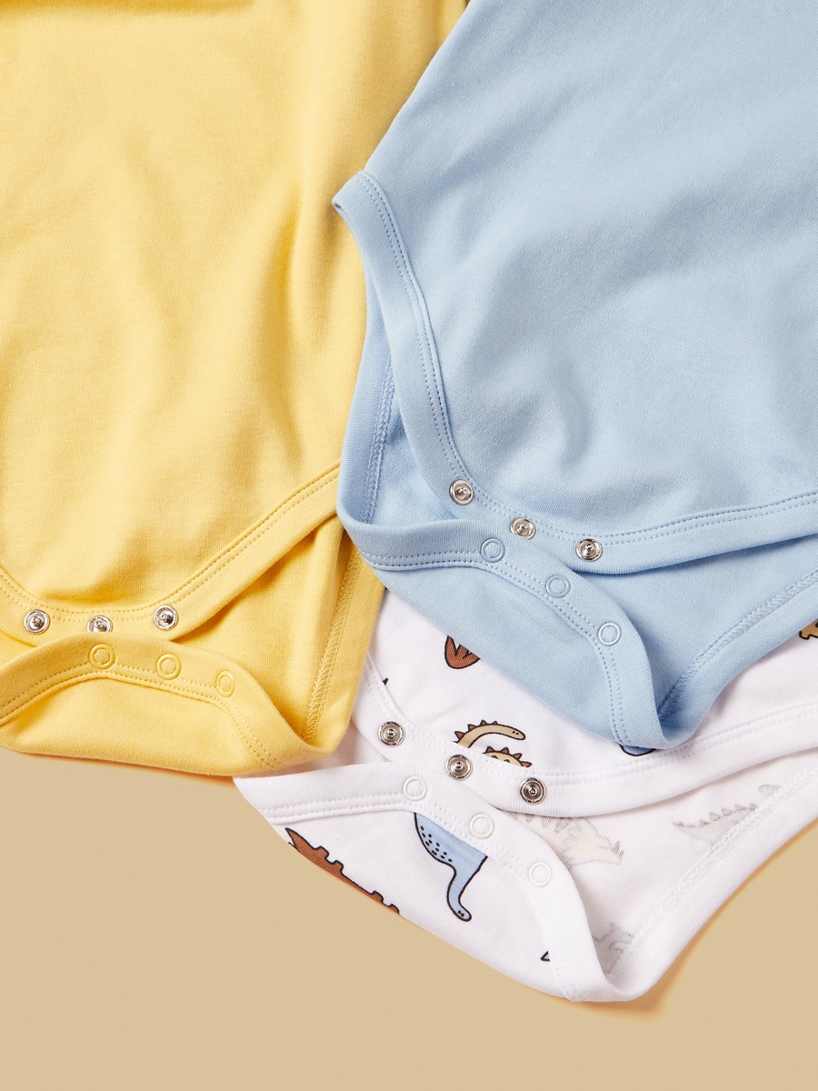 Pack of 5 - Assorted Cotton Bodysuit