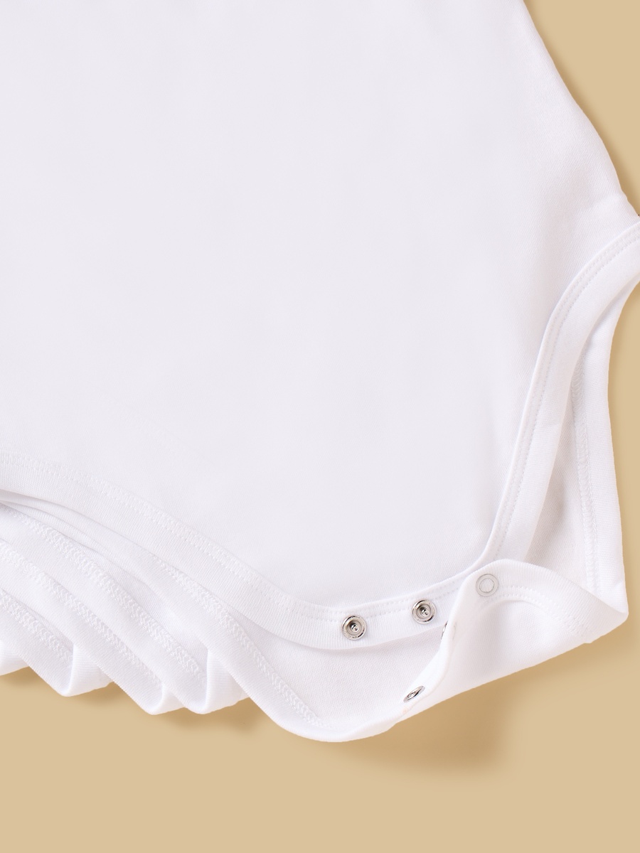 Pack of 5 - Strappy Bodysuit with Button Closure