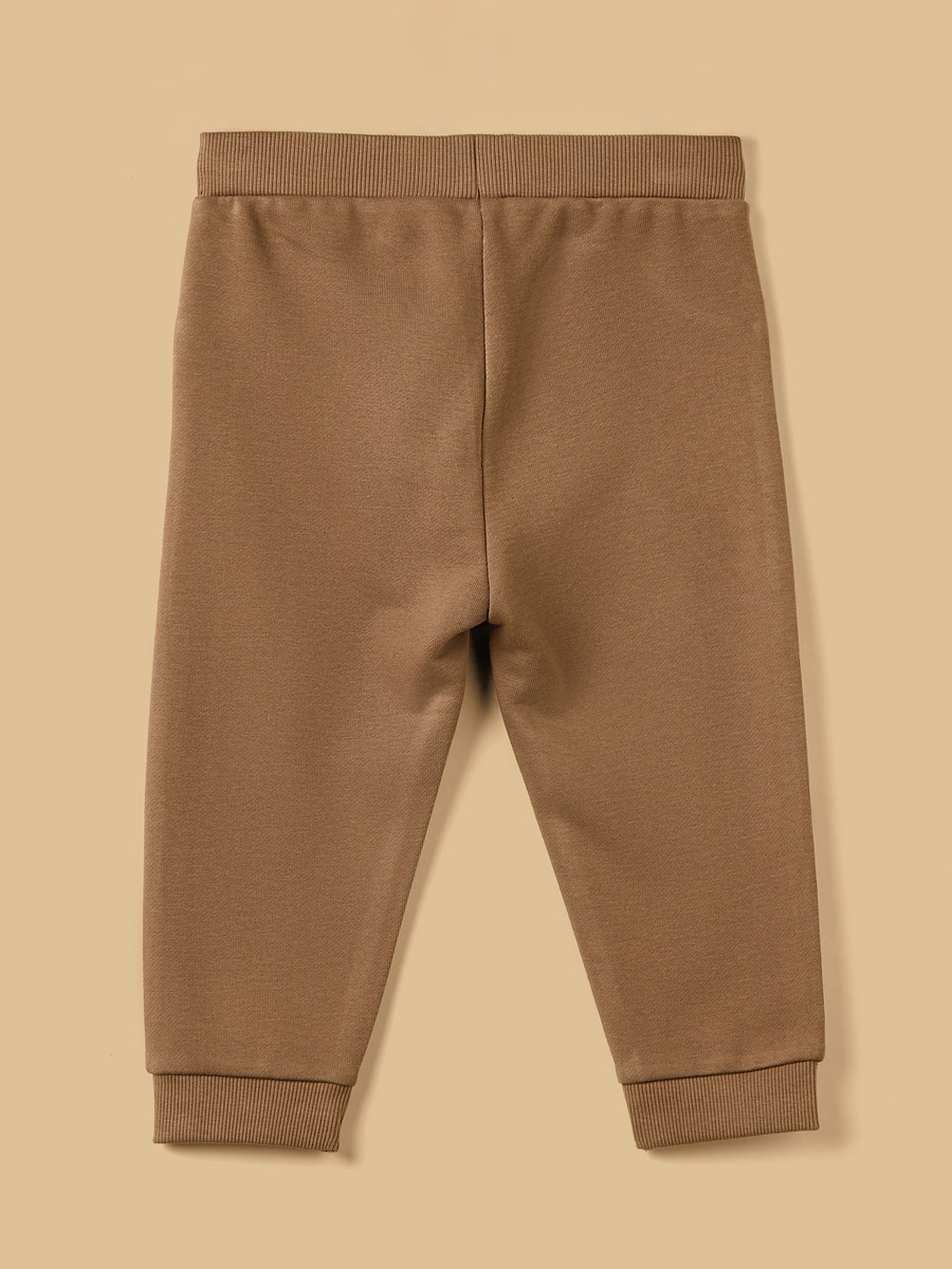 Mid-Rise Drawstring Closure Cotton Joggers