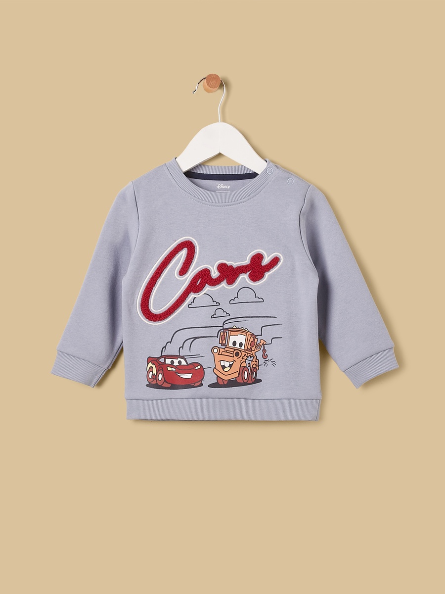 Cars Print Sweatshirt and Joggers Set