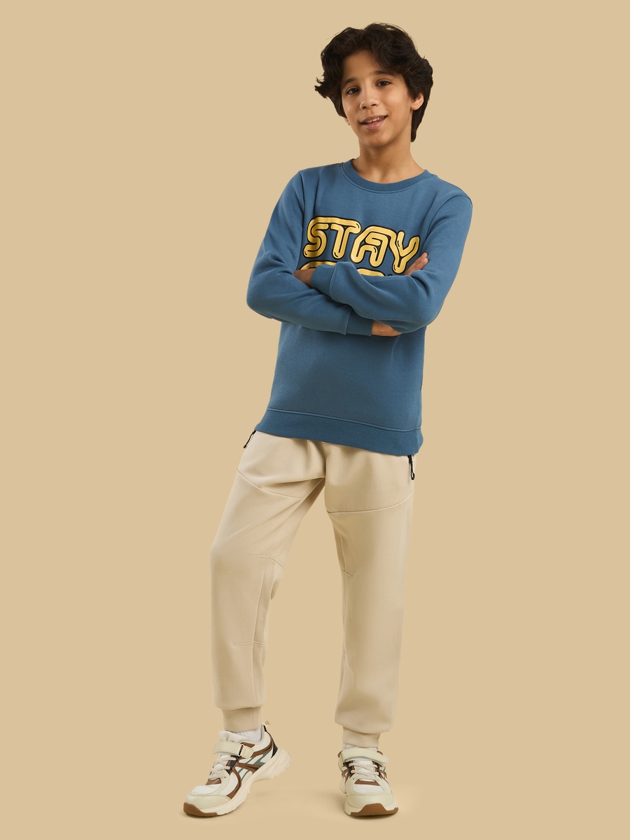 Panelled Interlock Joggers