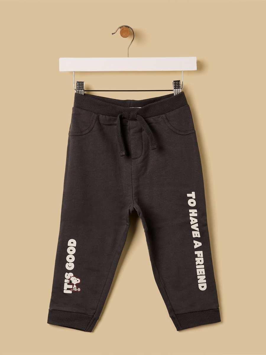 Peanuts Print Sweatshirt and Joggers Set