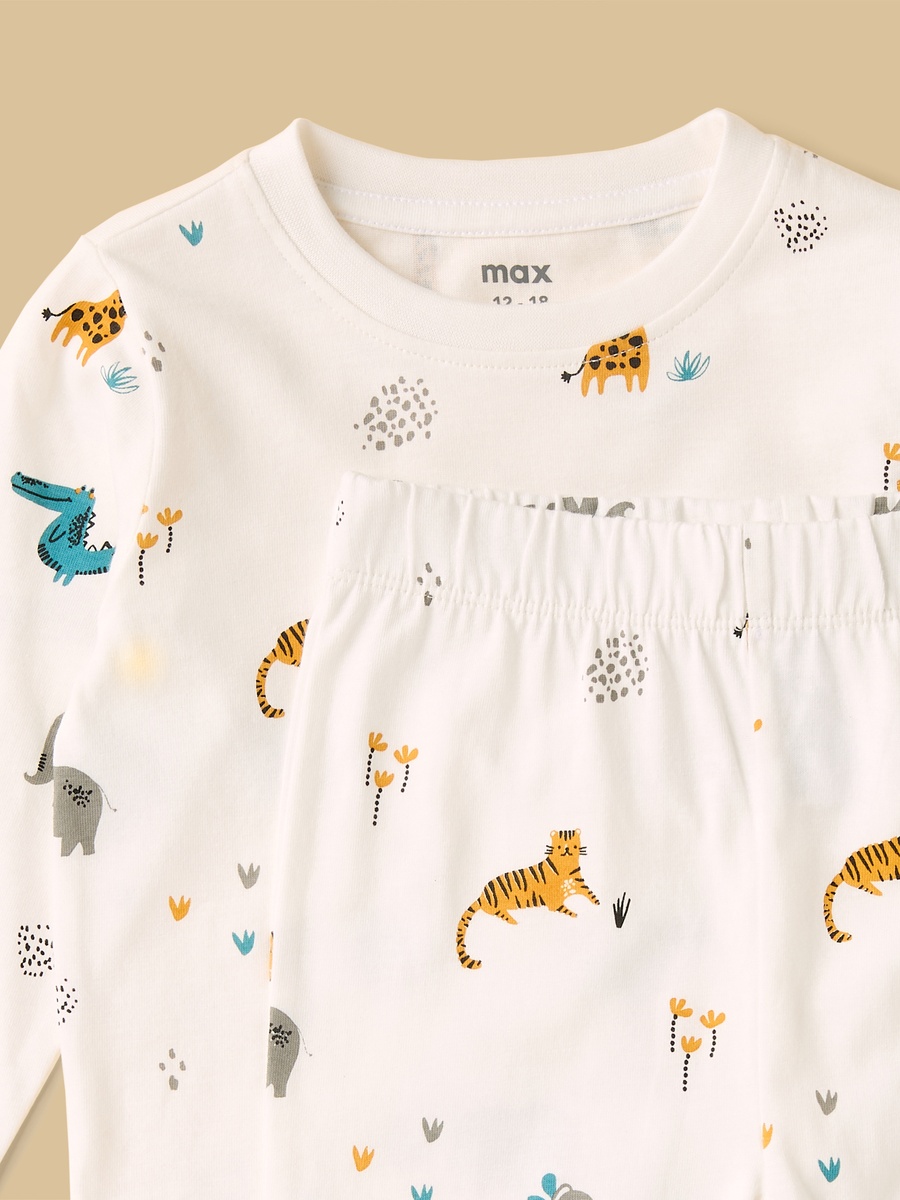 Pack of 2 - Printed T-Shirts and Pyjamas