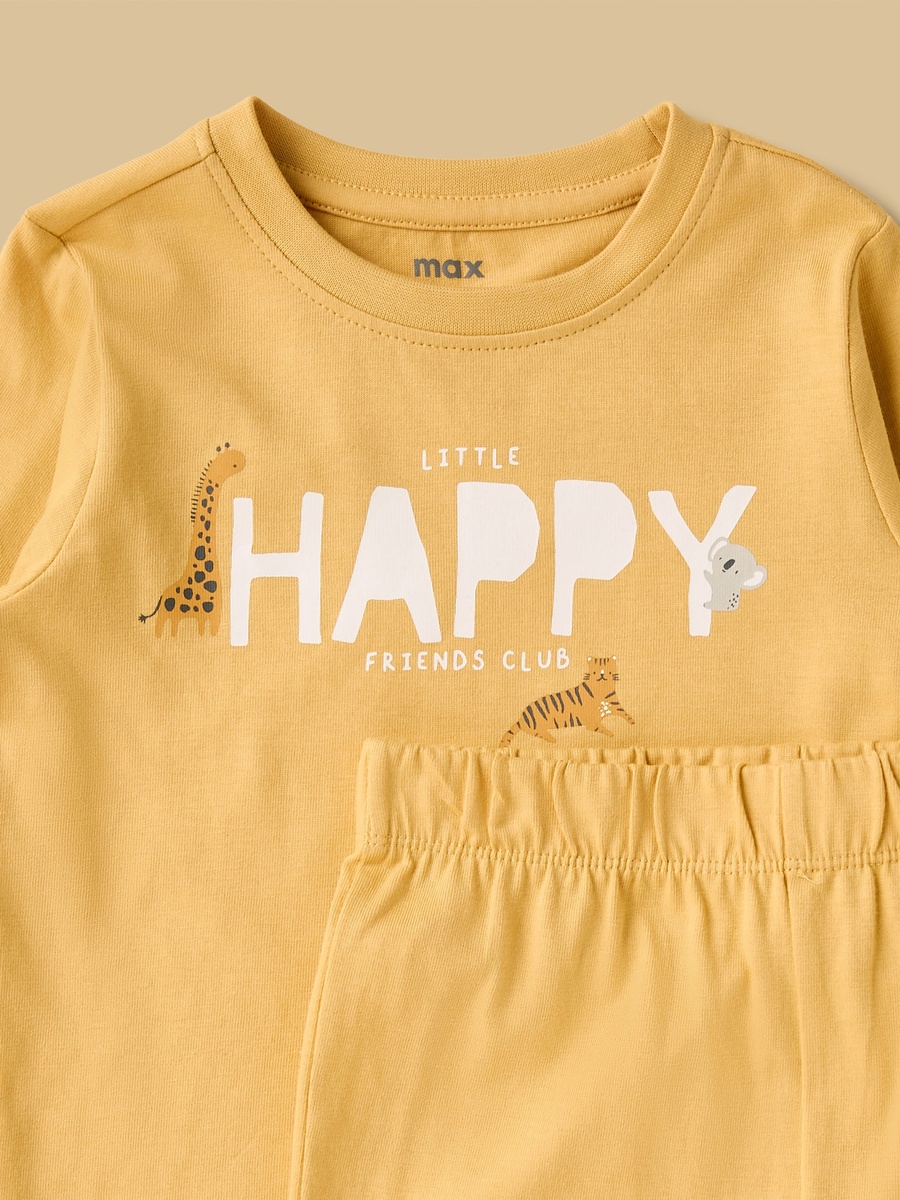 Pack of 2 - Printed T-Shirts and Pyjamas