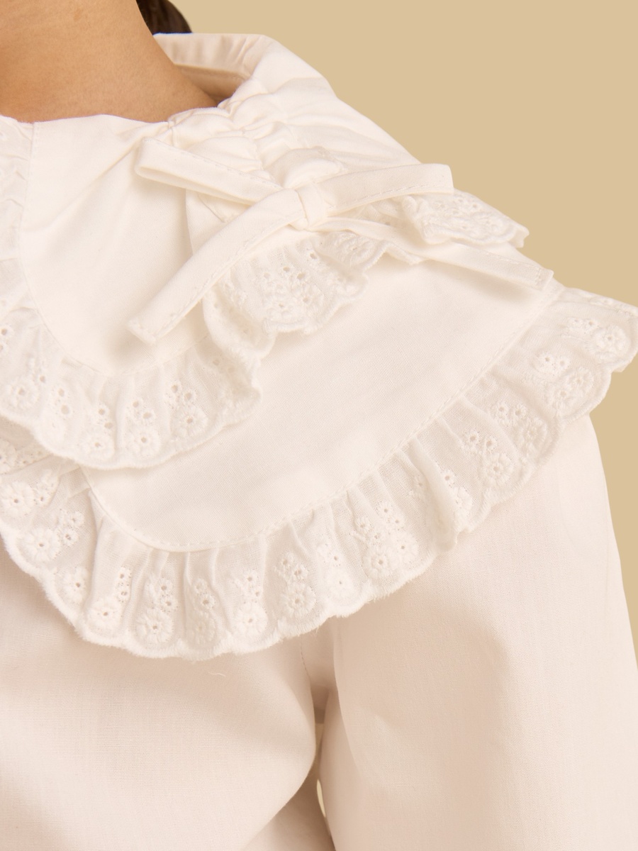 Embroidered Collar Shirt