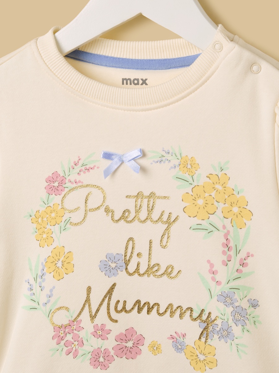 Slogan Print Sweatshirt