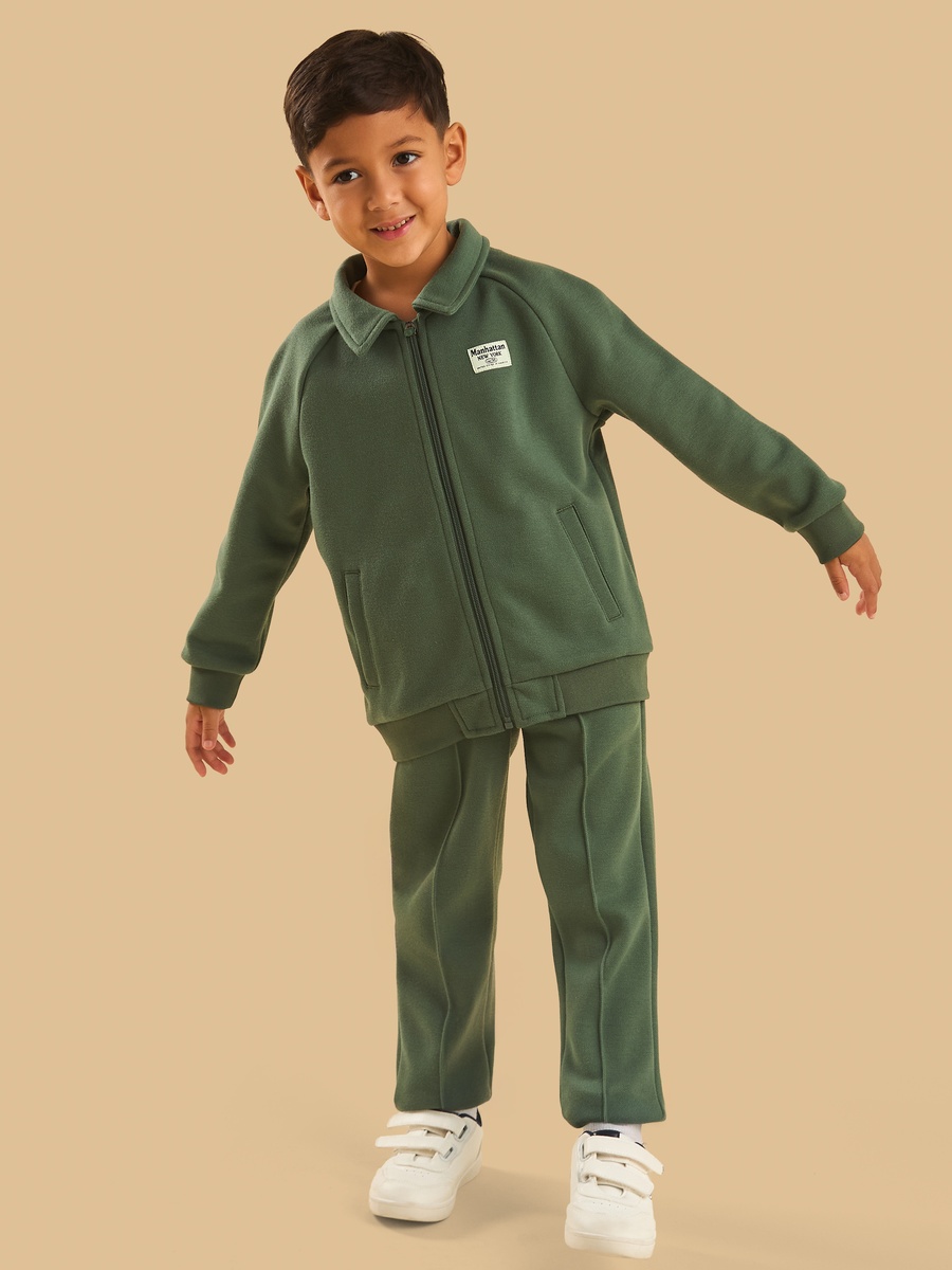 Textured Pique Pull On Pants