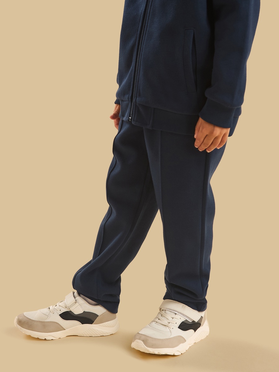 Textured Pique Pull On Pants