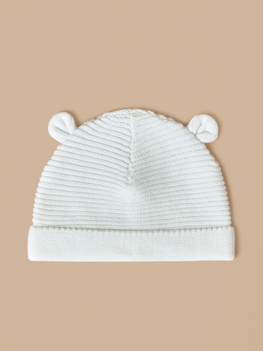 Ribbed Beanie Cap and Booties Set