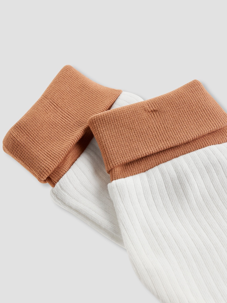 Baby Mittens with Ribbed Texture