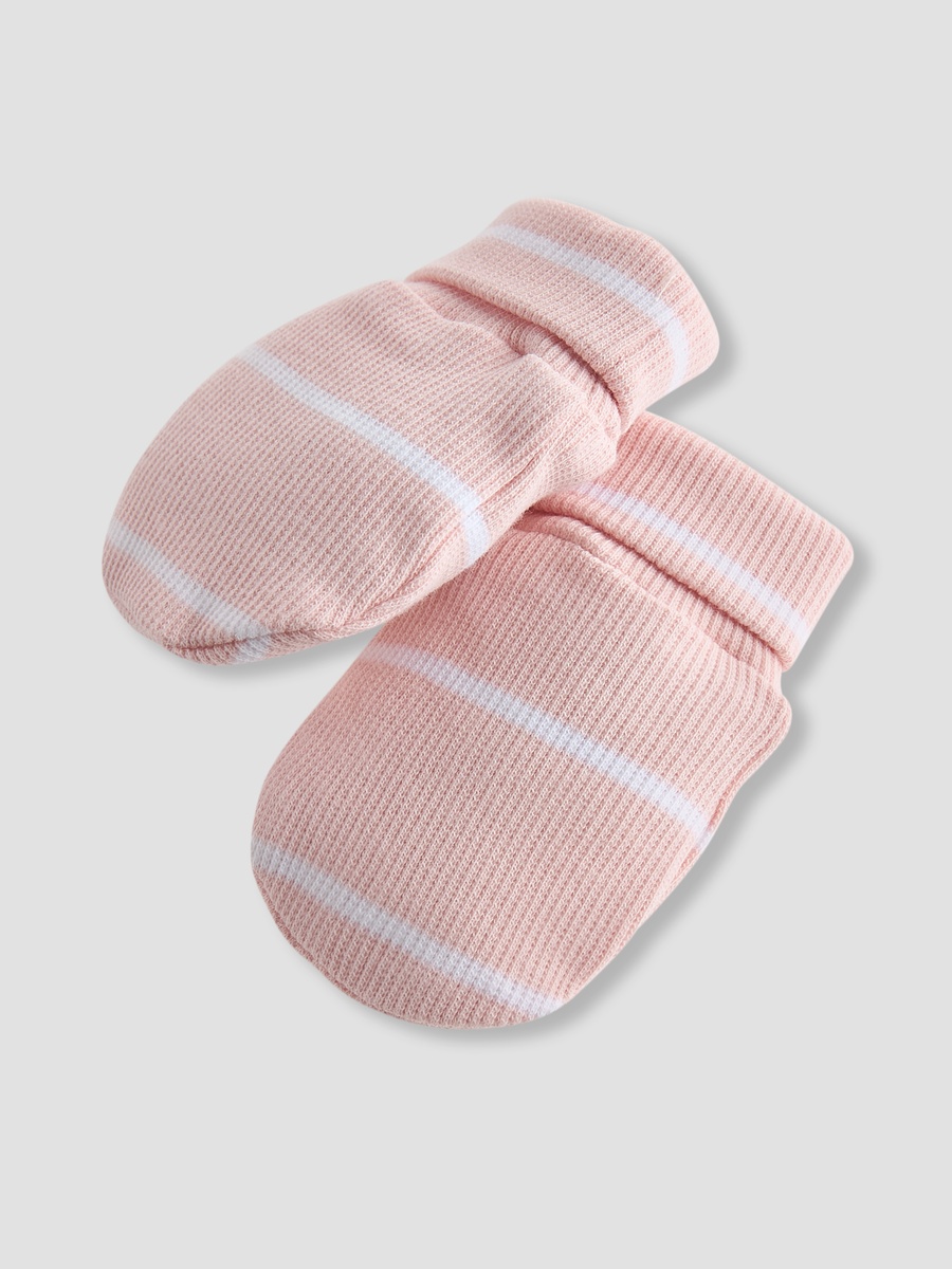 Mitten with Stripes