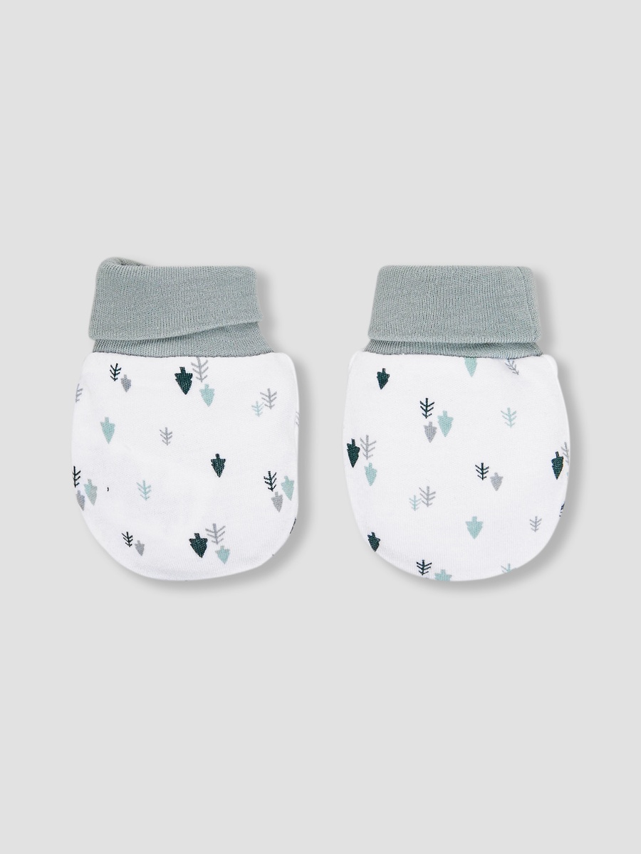 Tree Print Mittens