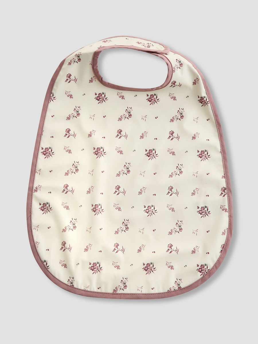 Assorted Baby Bib with Button Closure- Set of 2